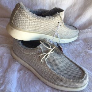 Flex Step Men’s Fur-lined Loafer Shoes NWT